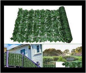 Festlig fest levererar hem GardenArtificial Leaf Garden Staket Screening Roll UV Fade Protected Privacy Wall Landscaping Ivy Panel1820678