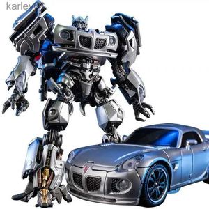 Transformation toys Robots Transformation BMB Jazz Black Mamba Deformation Toy LS18 AOYI Robot Model MPM09 Hand-run Sports Car GT Lieutenant yq240315