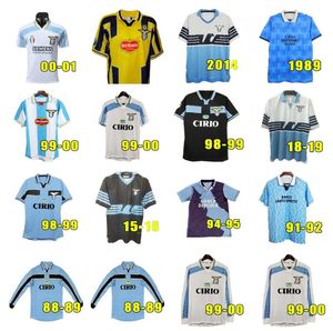 lazio Retro soccer jerseys 1990 1991 1992 1998 1999 2000 2001 2015 2016 2018 NEDVED SIMEONE SALAS GASCOIGNE football shirt VERON CRESPO NESTA 89 90 91 92 93 95 98 99 00 01