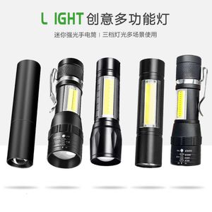 Mini-Taschenlampe mit starker Aufladung, Ausdauer, extrem großer Reichweite für den Außenbereich, tragbarem und langlebigem LED-Licht 843672