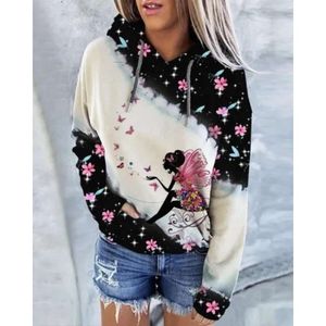 Designer women's clothing Womens Comfortable Loose Casual Hooded Pullover Top Printed Long Sleeves 2024 Spring New Hoodie for Women Fashion Coat Men's hoodie3GOW