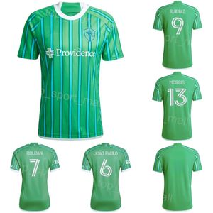 24/25 Seattle Sounders Soccer 9 Raul Ruidiaz koszulki 23 Leo Chu 10 Pedro de la Vega 11 Albert Rusnak 18 Obed Vargas 25 Jackson Ragen 8 Zestawy do koszuli piłkarskiej Joshua Atencio