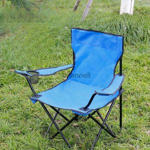 Camp Furniture Outdoor folding chair portable backrest fishing beach lounge chair light camping moon chair YQ240315