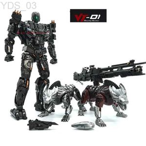 Anime Manga In Stock Transformation Kill Lockdown VT-01 VT01 with Two Dogs Alloy Metal KO UT R01 24CM Action Figure Toy Collection Gift YQ240315