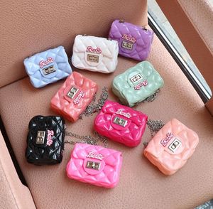 2024 Baby Patent Handbag Mini Girls Coin Purse Fashion Children Crossbody Shoulder Bags