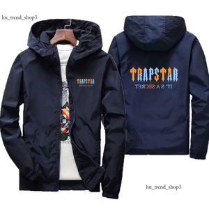 Herrjackor 2022 Designer Mens Trapstar Jacket Spring Autumn Coat Hip Hop Fashion Hooded Sports Windbreaker Casual Brand Coats 815
