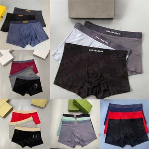 Luxury Mens Designer Boxers Underpants varumärke underkläder sexiga klassiska män boxare casual shorts underkläder med låda