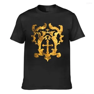 Mens T Shirts Belmont Crest Castlevania Tryckt Summer Men Shirt Women Fashion Tops Tees Kvinnliga T-shirts