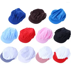 Berets Men Women Dustproof El Work Uniform Kitchen Tools Cook Cap Restaurants Accessories Chef Hat