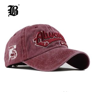 FLB Fashion Baseball Cap broderi Snapback för män Kvinnor Bomull Casual Mesh Caps Hat Unisex Casquette hela F151 201023277R