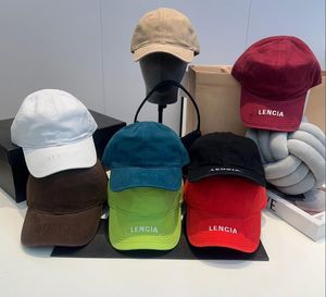 Lüks Beyzbol Topu Güneş Kapakları Kadınlar İçin Erkekler Renkli Tasarımcı Deliği Mektubu Nakış Kemik Kavisli Vizör Casquette Snapback Cap Hip Hop Street Giyim Şapkası Severler Hediyeler