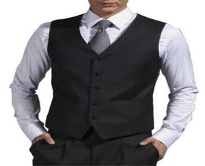 Black Formal Men Suits Vests Custom Made Wedding Groom Vest 2018 Wedding Prom Dinner Waistcoat New Style7660736