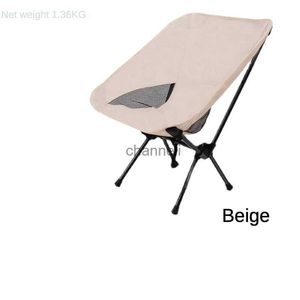 Camp Furniture Outdoor Ultralight Folding Chair Portable Massage fåtölj Fiske Leisure Camping Moon Chair Lightweight YQ240315