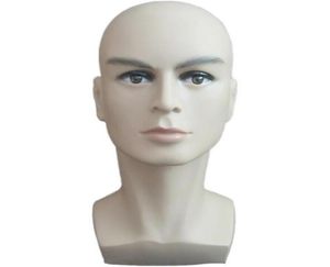 1 Piece Male Mannequin Manikin Head Model for Glasses Caps Wigs Jewelry Display Stand Holder Rack Light Weight with Makeup9714900