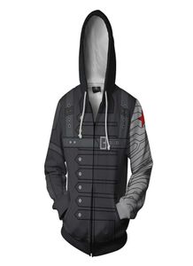 2019 novos moletons casaco traje legião roupas inverno soldado 3d impresso zíper hoodies tops9608273