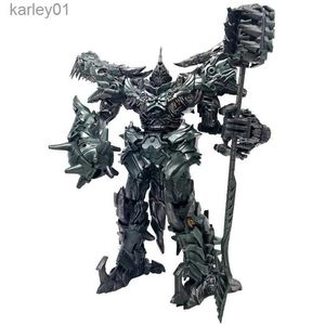 Brinquedos de transformação Robôs Black Mamba LS05 LS-05 Grimlock Liga de metal Filme Filme Oversize ampliado SS 05 Dinossauro Líder antigo Figura de ação KO Brinquedos yq240315