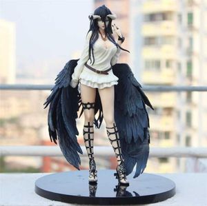 21 cm actionfigurer Albedo Protector Anime Sexiga flickor PVC samlarinskrivbordsdekorationsmodellleksaker för barn födelsedagspresenter 2208317863