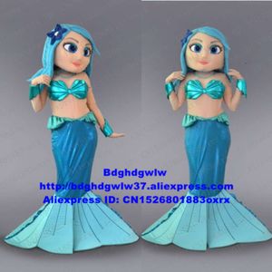 Trajes da mascote sereia mar-empregada mascote traje adulto personagem dos desenhos animados roupa terno predominante prevalecente negócios defesa zx2118