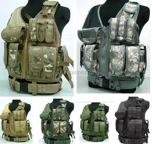 Taktiska västar med oss ​​Swat Airsoft Tactical Combat Vest 6 Color High Quality Manufacturer Wholesale Price 240315