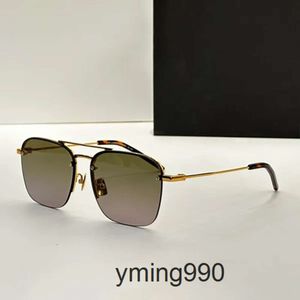 Luxury Saint Laurents YSL Frame Solglasögon för kvinnor Solgla Designer Solglasögon Enkel näsa och fashionabla solglasögon med hög dubbelkvalitet SL Glasses Square 6P49