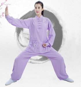 Ethnische Kleidung Damen Herren Traditionelles chinesisches Leinen Wushu Tai Chi Übungskostüm KungFu Kampfkunst Uniform Anzug Outfits1246127