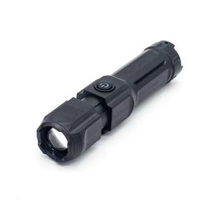 Far Near Zoom Flashlight With Strong Rechargeable Home Outdoor Night Fishing Light, Mini Portable, Durable, And Ultra Bright Far Shooting 367780