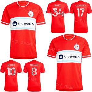 FC 2024-25 Chicago Soccer Fire Jerseys 17 Gutierrez 21 Herbers 10 Shaqiri 34 Brady 7 Haile-Selassie 23 Acosta 19 Koutsias 9 Cuypers Pineda Czichos Koszulki piłkarskie