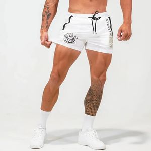 Men Shorts for Workout Gym Jogger Sweatshorts Quick Dry Light Weight Bodybuilding Short Pants 240306