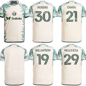 24/25 Portland Timbers Soccer 19 Eryyk Williamson Jersey 9 Felipe Mora 30 Santiago Moreno 27 Dairon Aspilla 29 Juan Mosquera 5 Claudio Bravo Football Shirt Kits