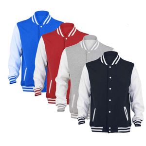 Anpassad tryckning Baseball Men Streetwear Sports Casual Plain Blank College Varsity Jacket God kvalitet 38