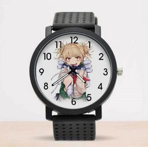 Wristwatches My Hero Academia Cosplay Student Watch Quartz Watches Silicone Strap Wrist Anime Adult Child COS Accessories Christma