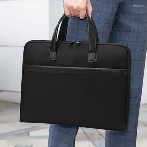 Aktentaschen Herren Büro Dokument Aktentasche Oxford Business Arbeit Tragbare Tasche Handtaschen A4 Konferenzdatei Für Laptop Große Kapazität