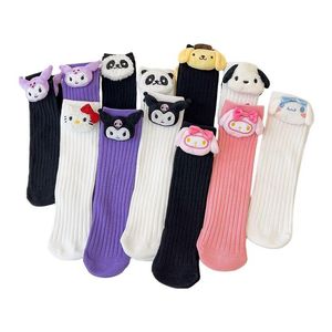 Kids Socks Selling Childrens Cartoon Boys And Girls Medium Tube Three-Nsional Figurines Cute Kuromlls Pile Up Manufacturer Drop Deli Otdl7