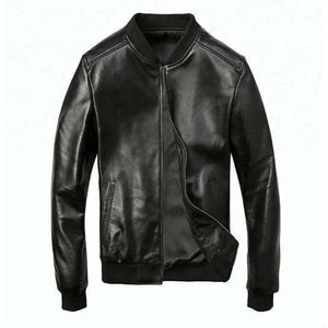 D&S Factory Dropshipping Mens' Bomber Baseball Jackets Men Real Leather Jacket 68