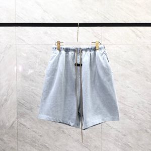 2024 tendência da moda de luxo shorts masculinos algodão alta qualidade carta bordado shorts praia calças casuais shorts
