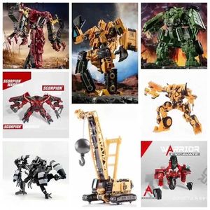 Brinquedos de transformação Robôs Transformação MT Devastator MT-01 Scavenger MT-02 Sobrecarga MT-03 Hightower MT-04 MT-06 Bonecrusher MT07 MT08 Meninos Coletar Brinquedos yq240315