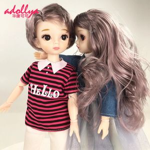 Кукла Adollya BJD с одеждой, юбкой, обувью для мальчиков, куклы с подвижными суставами, игрушки для девочек, 30 см, шарнирные шарниры BJD/6 кукол 240304