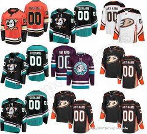 Personalizar Anaheim''Ducks''Hockey Jerseys 11 Trevor Zegras 8 SELANNE 38 Derek Grant 14 Adam Henrique 21 Isac Lundestrom 37 Mason McTavish 16 Ryan Strome Mans Womans Youth