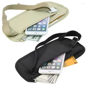 Outdoor Bags Travel Pouch Hidden Zippered Waist Compact Security Money Running / Sport Belt Bag