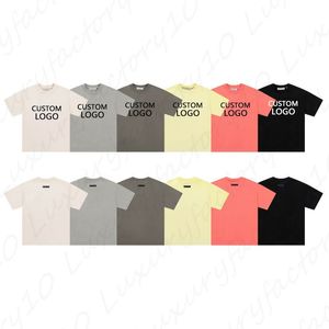 Mix 6 Farben T-Shirt Herren 100 % Baumwolle Unisex Kurzarm europäisches und amerikanisches T-Shirt