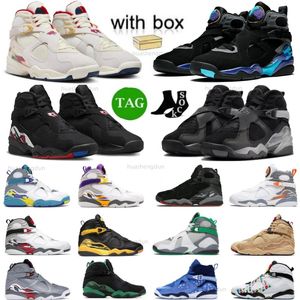 Jumpman 8 8s Playoffs Winterized Gunsmoke Aqua Bugs Bunny Doernbecher Phoenix Suns Taxi Желтый Черный Белый Многоцветный Мужские Баскетбольные Кроссовки