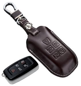 Leather Key Cover for Discovery 4 2011 2012 for Range Rover Sport Accessories Fob Key Case Holder Keychain Accessories7785882