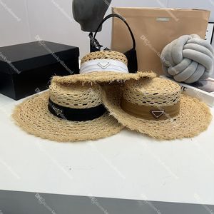 Chapéu de palha Lafite feminino férias aba larga chapéu de proteção solar de verão com correias