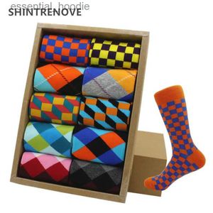 Herrensocken, klassisch, heißer Verkauf, für Männer, lustig, lässig, Business, Kleid, Crew, hochwertige Farbe, Kompression, glückliche Baumwolle für Männer, C24315