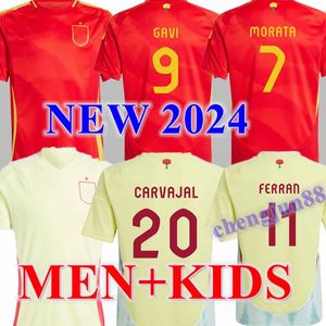 24 25 Spain Soccer Jerseys PEDRI LAMINE YAMAL RODRIGO PINO MERINO SERGIO M.ASENSIO FERRAN Men Kids and Women HERMOSO REDONDO CALDENTEY 23 24 Football Shirt