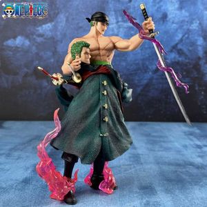 Action Figures Toy Nuova bambola comica che fa il bagno nel sangue Roronoa Zoro PVC 21cm Action Doll Series modello squisito bambola regalo di compleanno