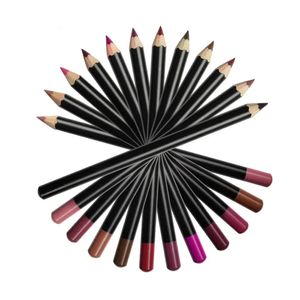 Etichetta privata 12 colori Impermeabile a lunga durata Lip Liner Matita per labbra sexy Donna Strumenti per trucco rossetto naturale Bulk personalizzato 240305