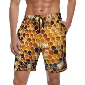 Men's Shorts Bee Nest Cool Gym Summer 3d Printing Sports Surf Beach Men Comfortable Y2K Retro Custom Plus Size Swim Trunks