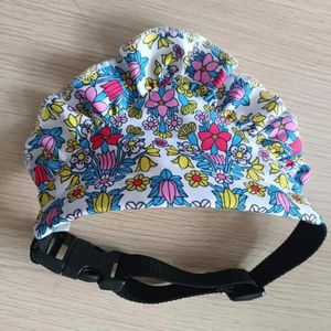 Coleiras de cachorro bonito colar de animal de estimação elegante bandana ajustável com padrão de flor confortável pescoço cachecol moda filhote de cachorro gato para