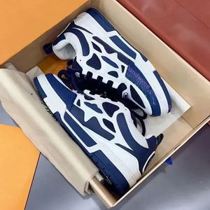 Virgil Designer Trainer Freizeitschuhe Denim Kalbsleder Liebhaber Leder Sneaker Abloh Weiß Grün Rot Blau Buchstaben Overlays Plattform Niedrige Herren Damen Flache Turnschuhe B8